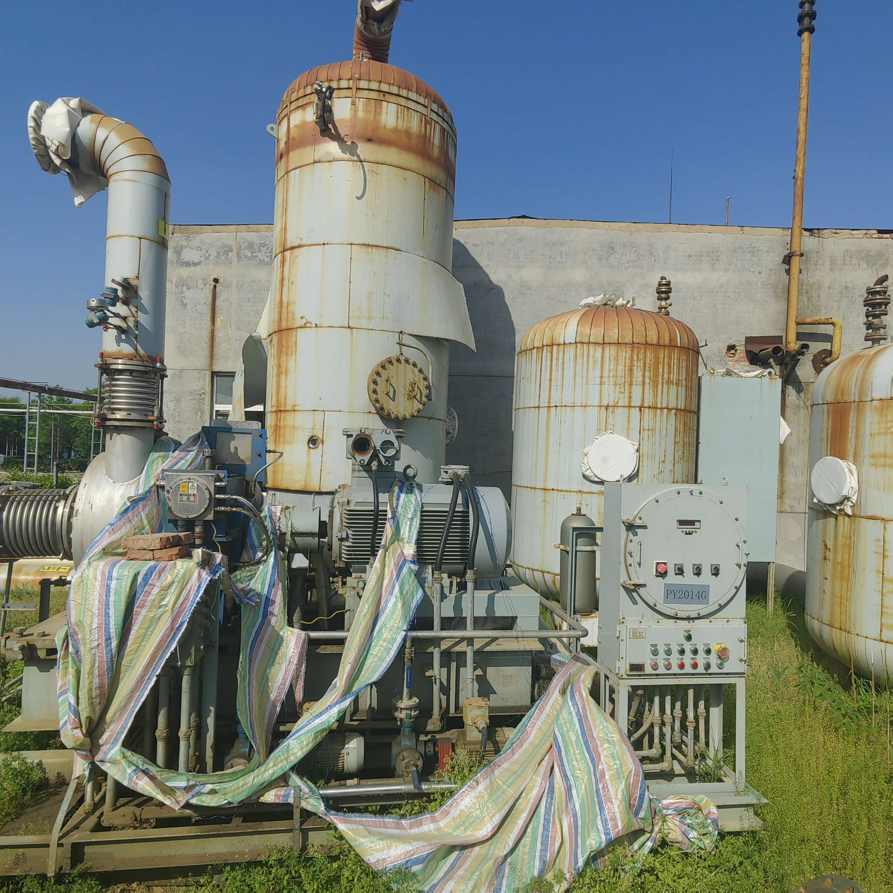 氧化尾氣凈化與回收裝置、碳吸附、渦輪制冷發電系統、聚結器、oc在線監測系統