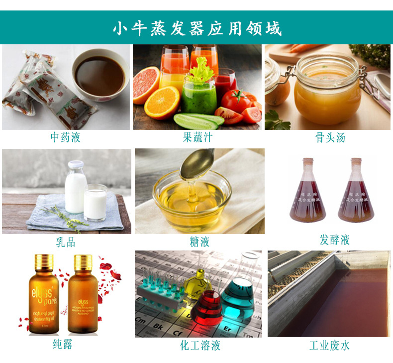 小牛蒸發(fā)器應用領域